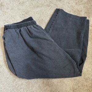 Alfred Dunner Dark Gray Stretch Pants